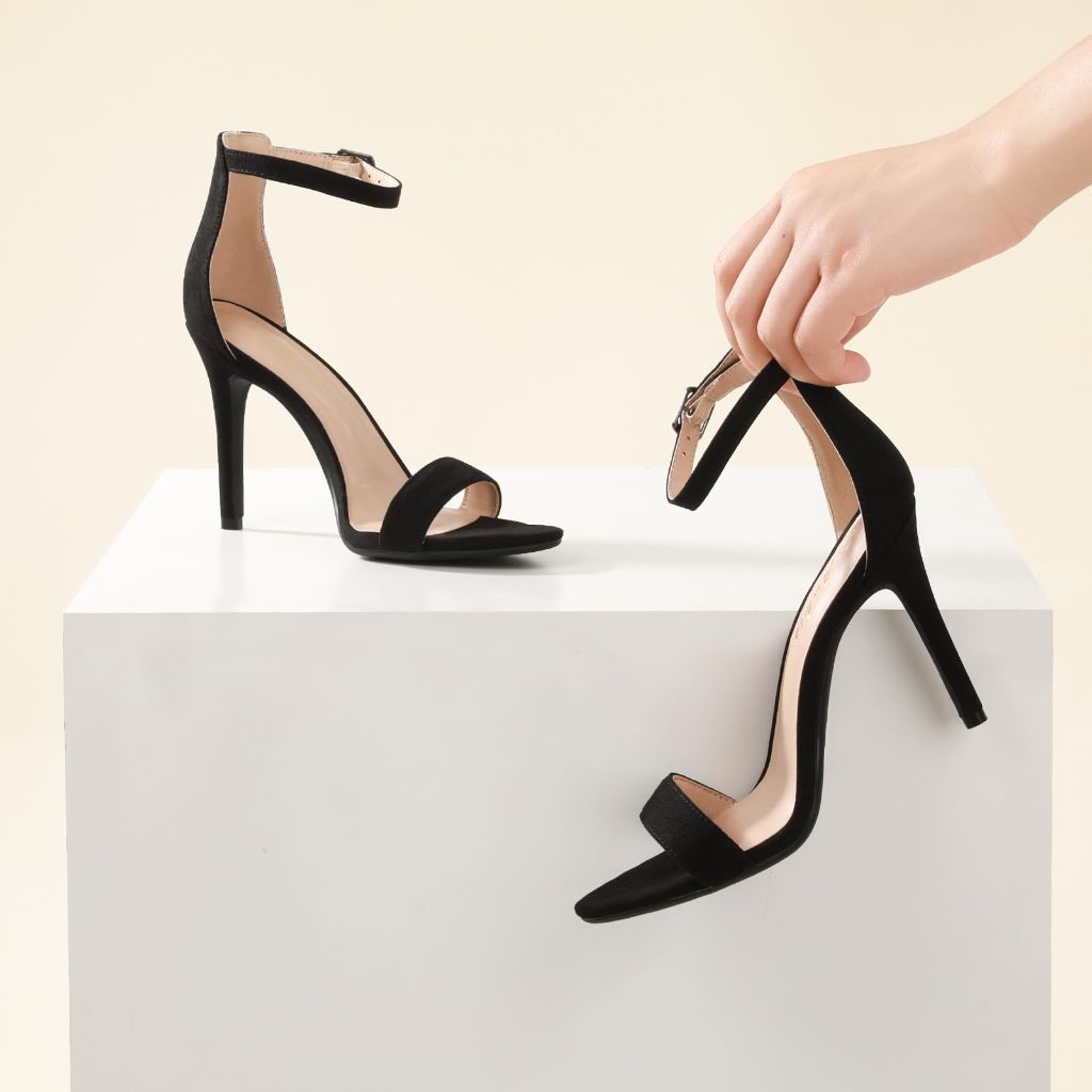 Ankis High Heels for Women, Black - size 9