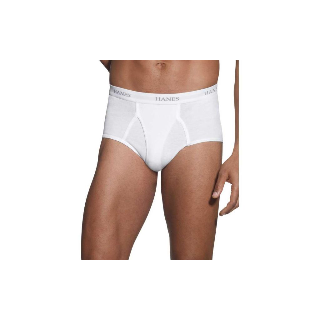 SZ L, Hanes Ultimate mens Ultimate Tagless With Comfortflex Waistband - White 7 Pk