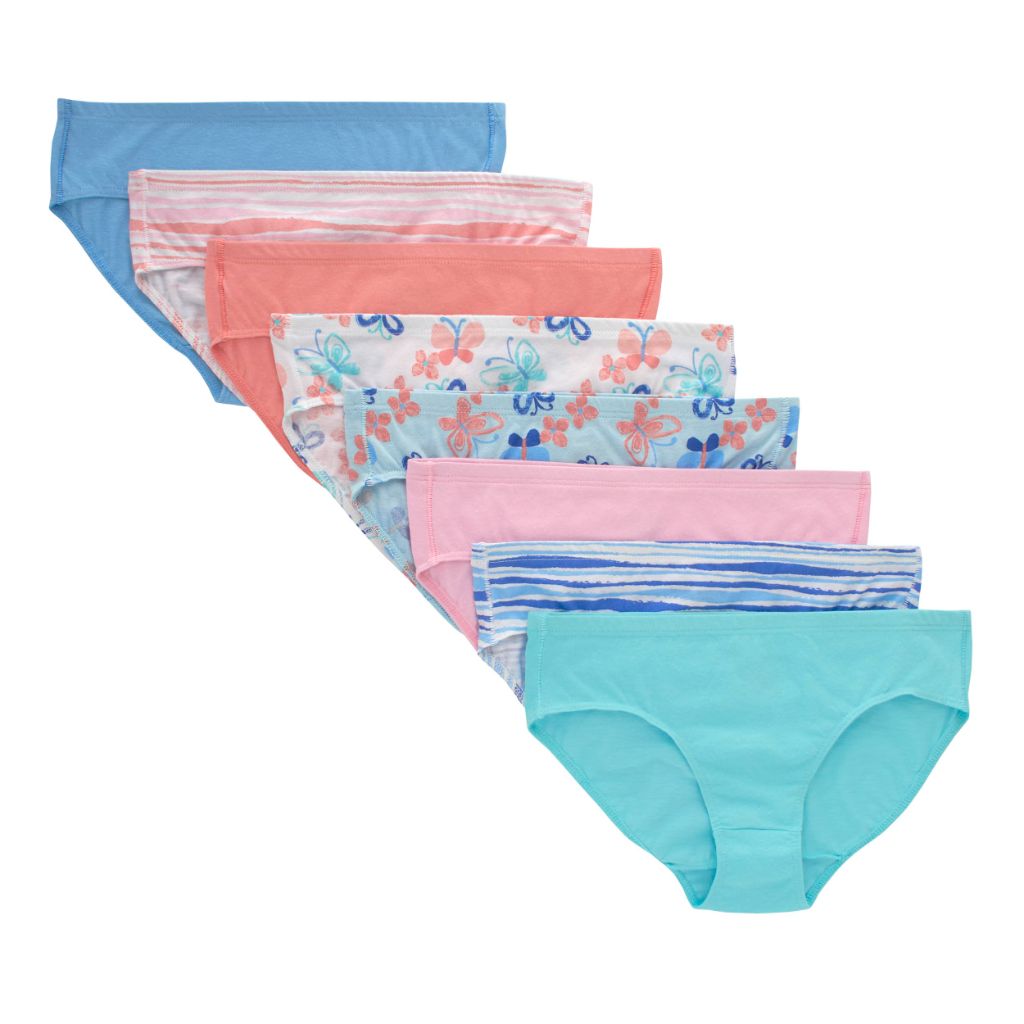SZ 14, Hanes Girls Ultimate Underwear Pack, Organic Cotton For Kids’ (Colors May Vary)