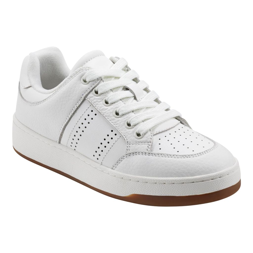 SZ 9M, Marc Fisher LTD Women's Flynnt Sneaker, Ivory Leather 154