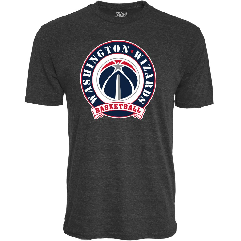 Washington Wizards NBA Officially Licensed Tri-Blend T-Shirt Black, XX-Large