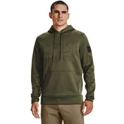 Under Armour mens Freedom Emboss Hoodie, (390) Marine OD Green / / Marine OD Green, Large