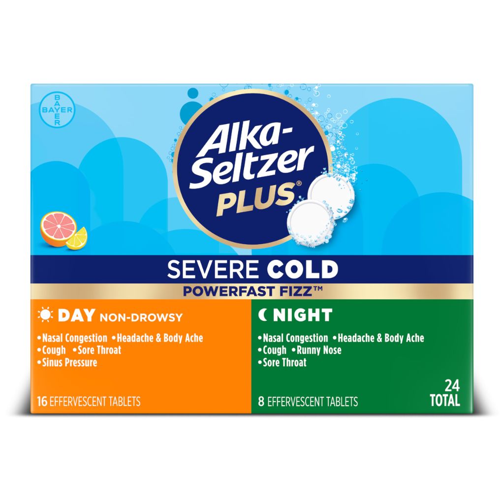 Alka-Seltzer Plus Severe Cold Medicine Day and Night | 24Ct
