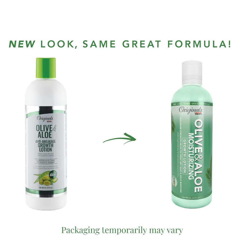 Originals by Africa's Best Olive & Aloe Moisturizing Growth Lotion, - 12oz