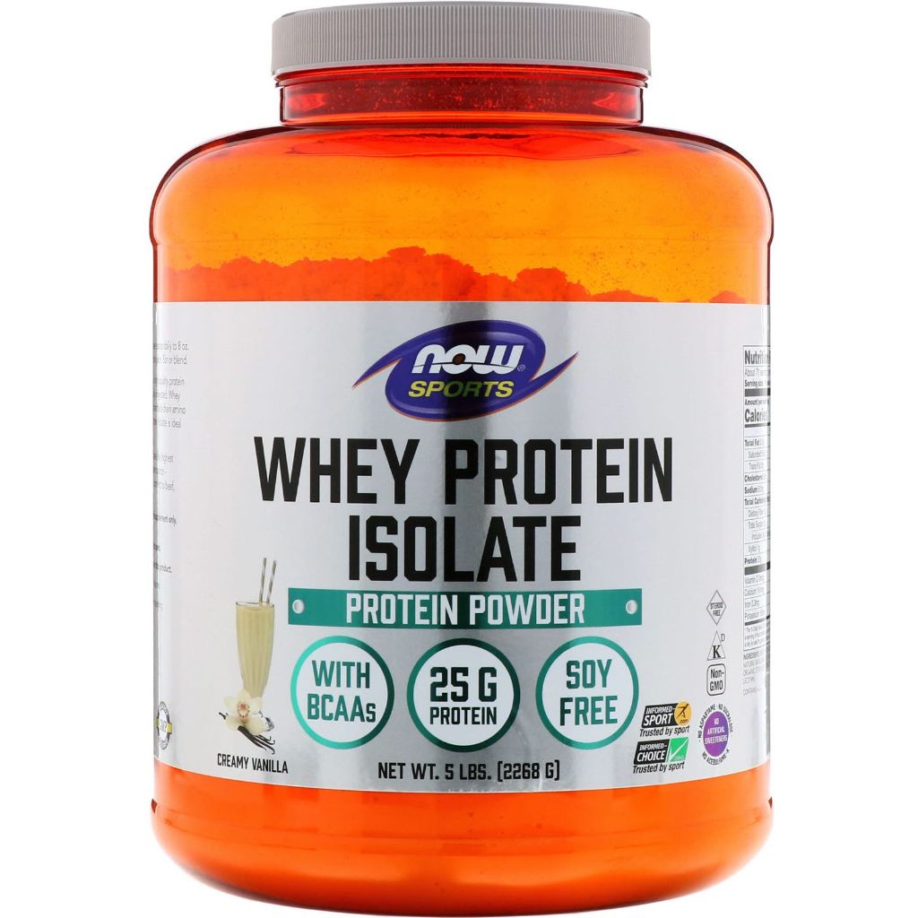 Now Whey Protein Isolate - 5 Lbs., Natural Vanilla