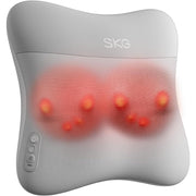 SKG VS500 Cordless, Deep Tissue Back and Neck Massager Pillow with Dual Sided Heat