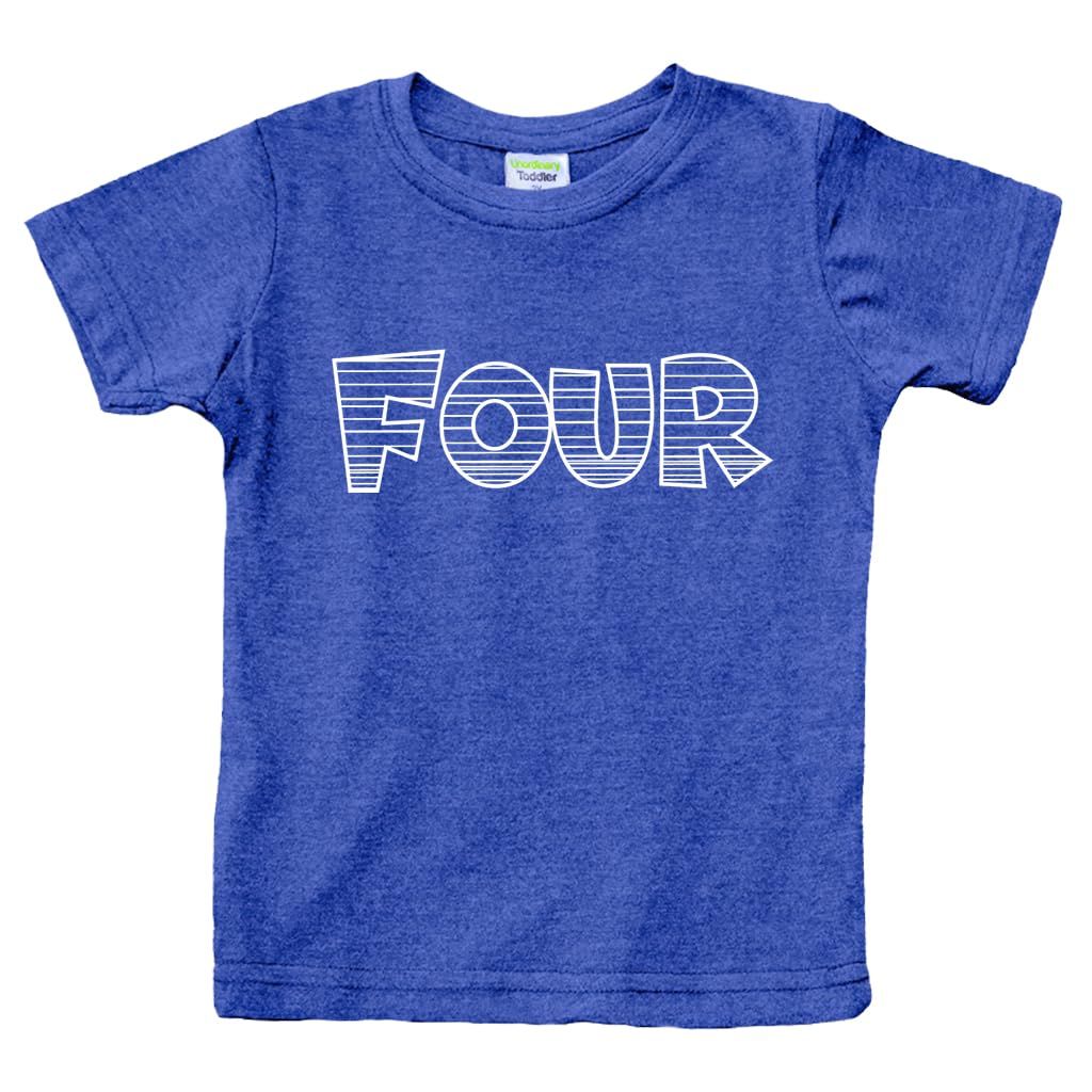 SZ 5Y, Unordinary Toddler 4th Birthday Shirt Boys | Charcoal Blue
