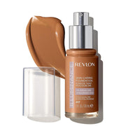 Revlon Illuminance Skin-Caring Liquid Foundation, 417 Warm Caramel, 1 fl oz