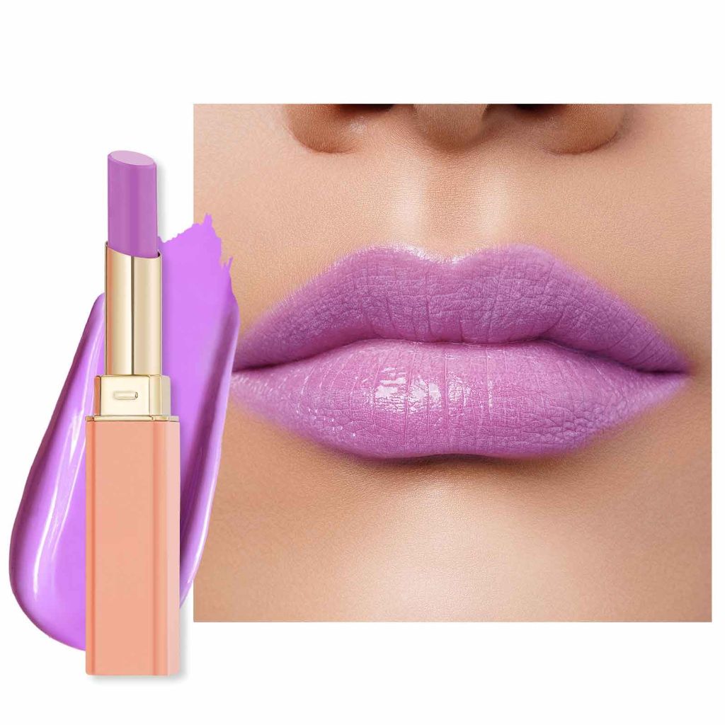 Oulac Pinky Purple Lipstick, Vegan 2.2g/0.07oz (10)