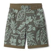 Columbia Youth Boys Sandy Shores Printed Boardshort, Stone Green Pasteled Tonal, Small