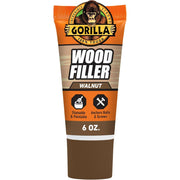 Gorilla 112126 Wood Filler, Walnut, 6 oz. Tube