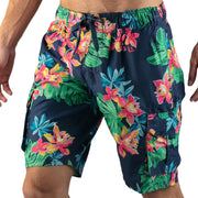 Kanu Surf Men's Infinite Swim Trunks (Regular & Extended Sizes), Bermuda Navy, Small