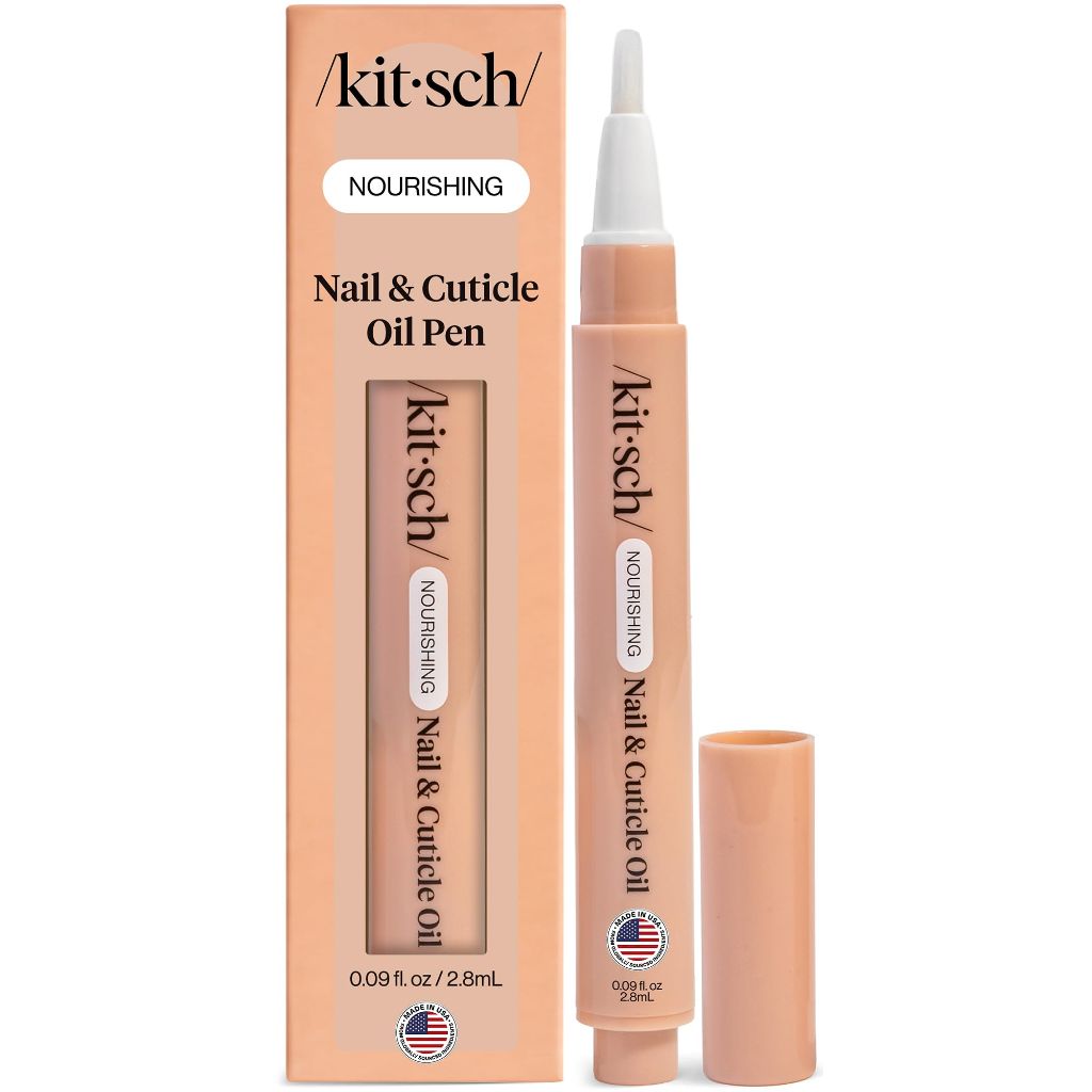 Kitsch Nail Cuticle Oil Pen Brush - Hydrating Nail Oil For Stronger Nails | 2.8ml