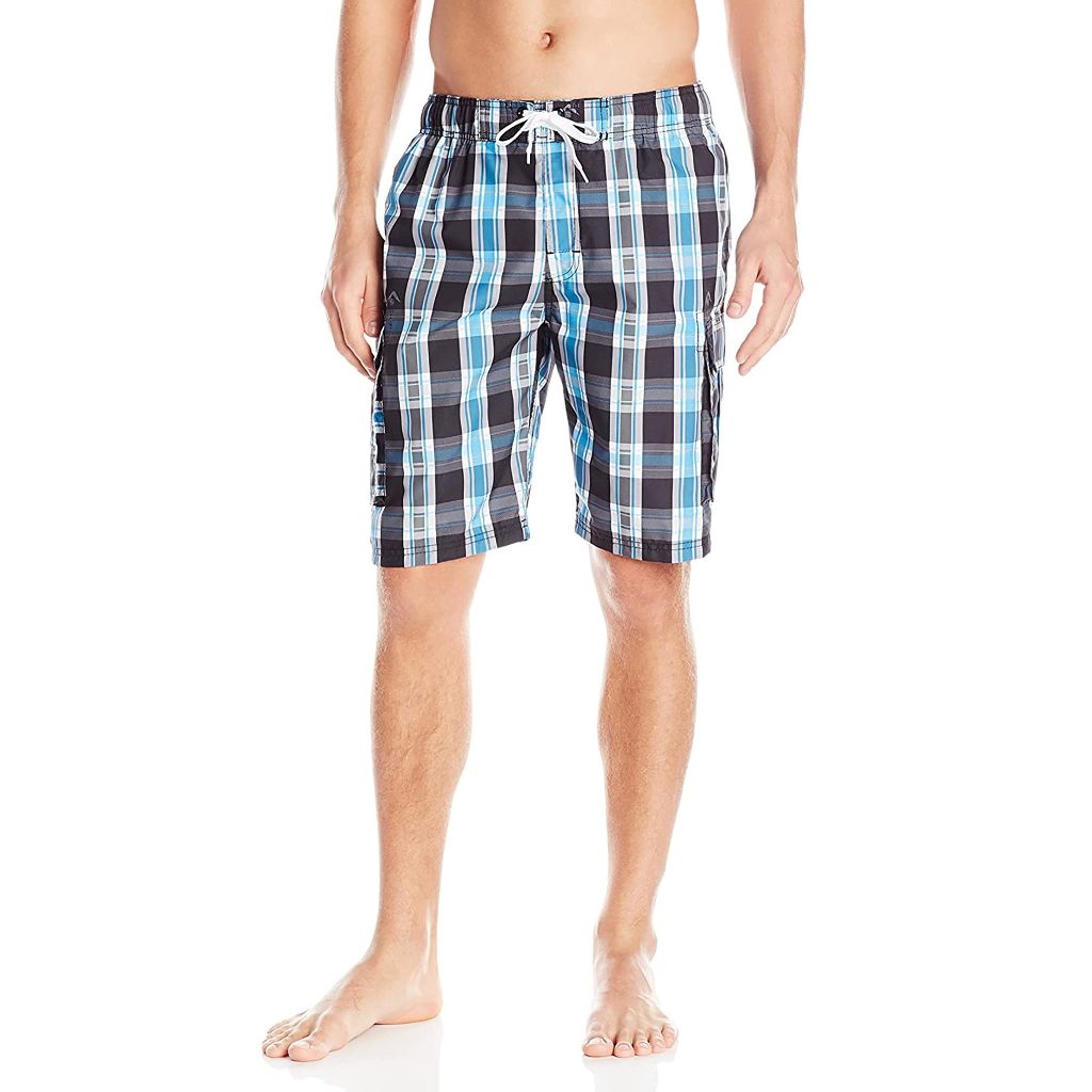 SZ 2X Kanu Surf Men's Swim Trunks, Paradigm Black