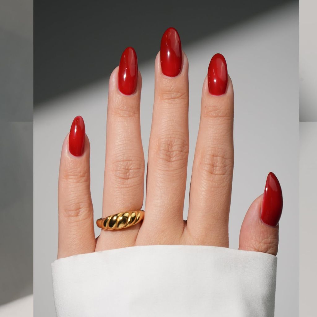 AZUREBEAUTY Dark Red Nail Polish - 8.5mL