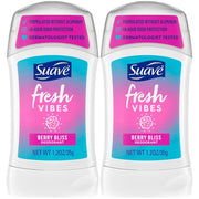 Suave Teen Girls Fresh Vibes Aluminum-Free Deodorant – Berry Bliss, 1.2oz (2 Pack)