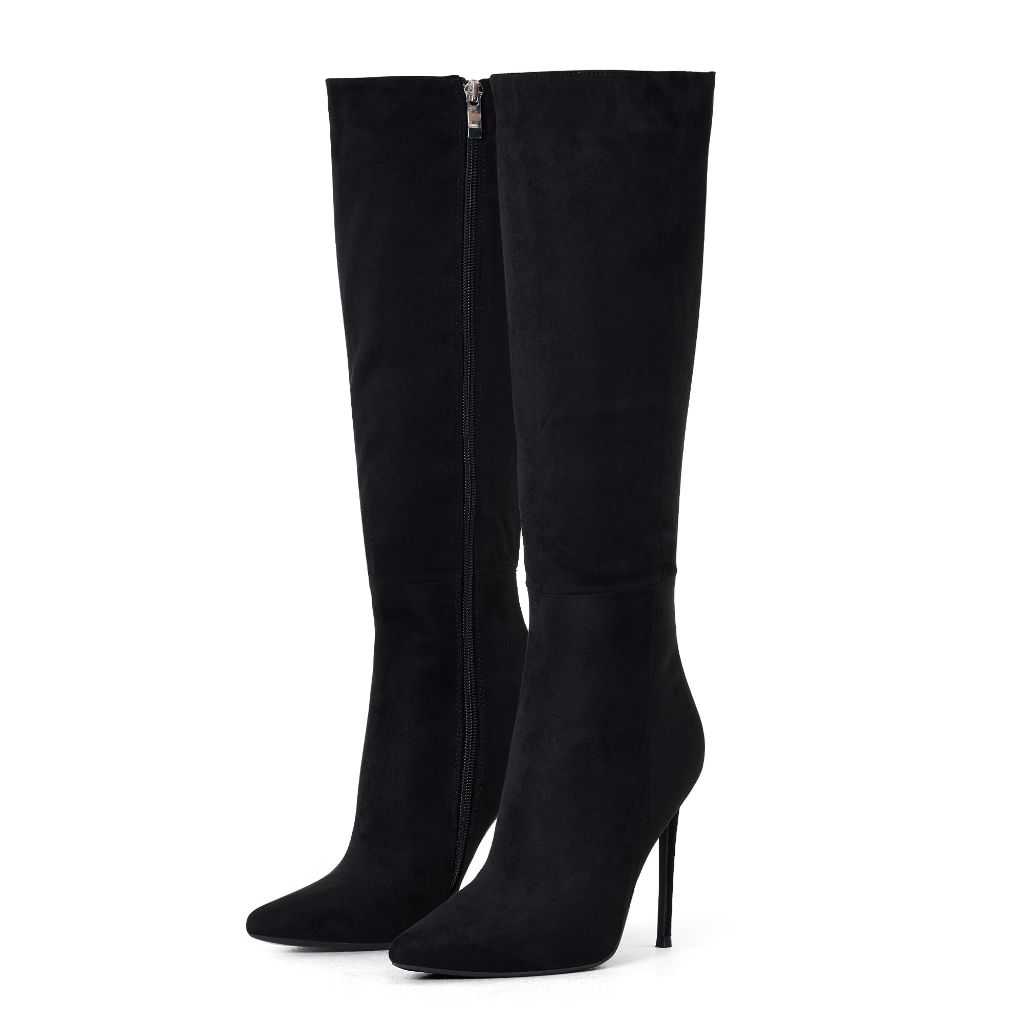 Elisabet Tang 4-inch Women's Knee High Long Boots, Black - Size 9