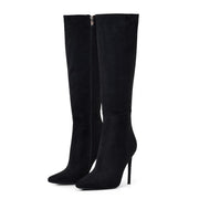 Elisabet Tang 4-inch Women's Knee High Long Boots, Black - Size 9