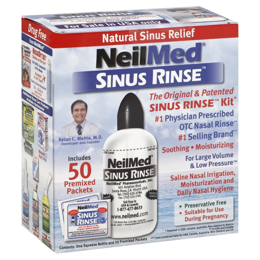 NeilMed Pharmaceuticals Original Sinus Rinse Kit Packets - 50ct