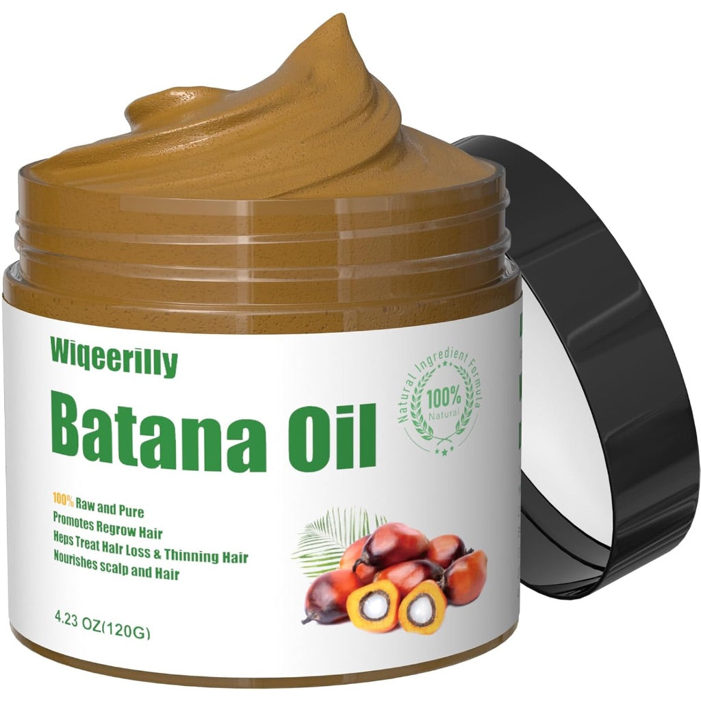 Batana Oil for Hair Growth, 100% Raw Batana Oil Dr Sebi Organic, Unrefined Sourced from Honduras