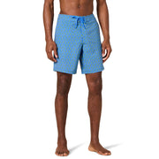 Amazon Essentials Men's 9" Quick-Dry Board Shorts, Blue Lizards, X-Small