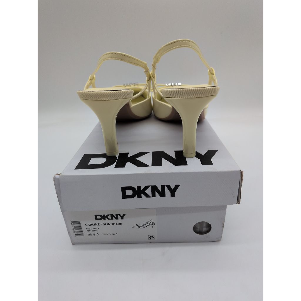 DKNY Women's Carline-Slingback Pump, Chamomile, Size 9.5