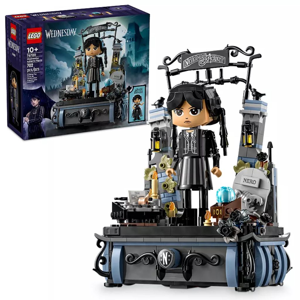 LEGO Wednesday: Wednesday Addams Figure and Buildable Toy Doll