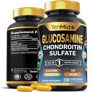 Tenmido Glucosamine Chondroitin MSM Joint & Bone Health Support - 150 Capsules
