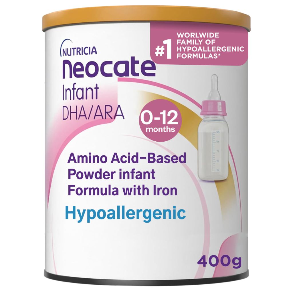 Nutricia Neocate Infant Hypoallergenic, Amino Acid-Based Baby Formula Powder, 14.1oz