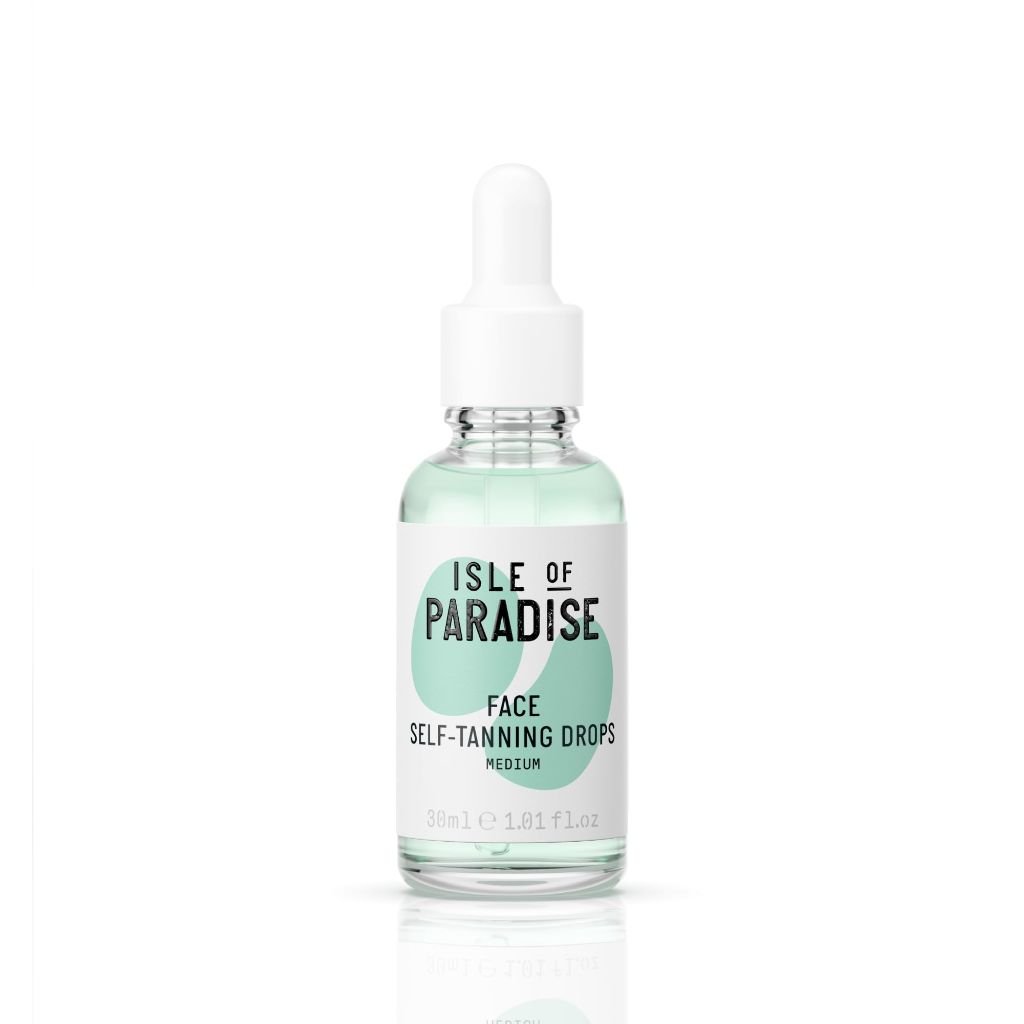 Isle of Paradise Self-Tanning Face & Body Drops- Medium, Self Tanner Drops 1.01 fl. oz