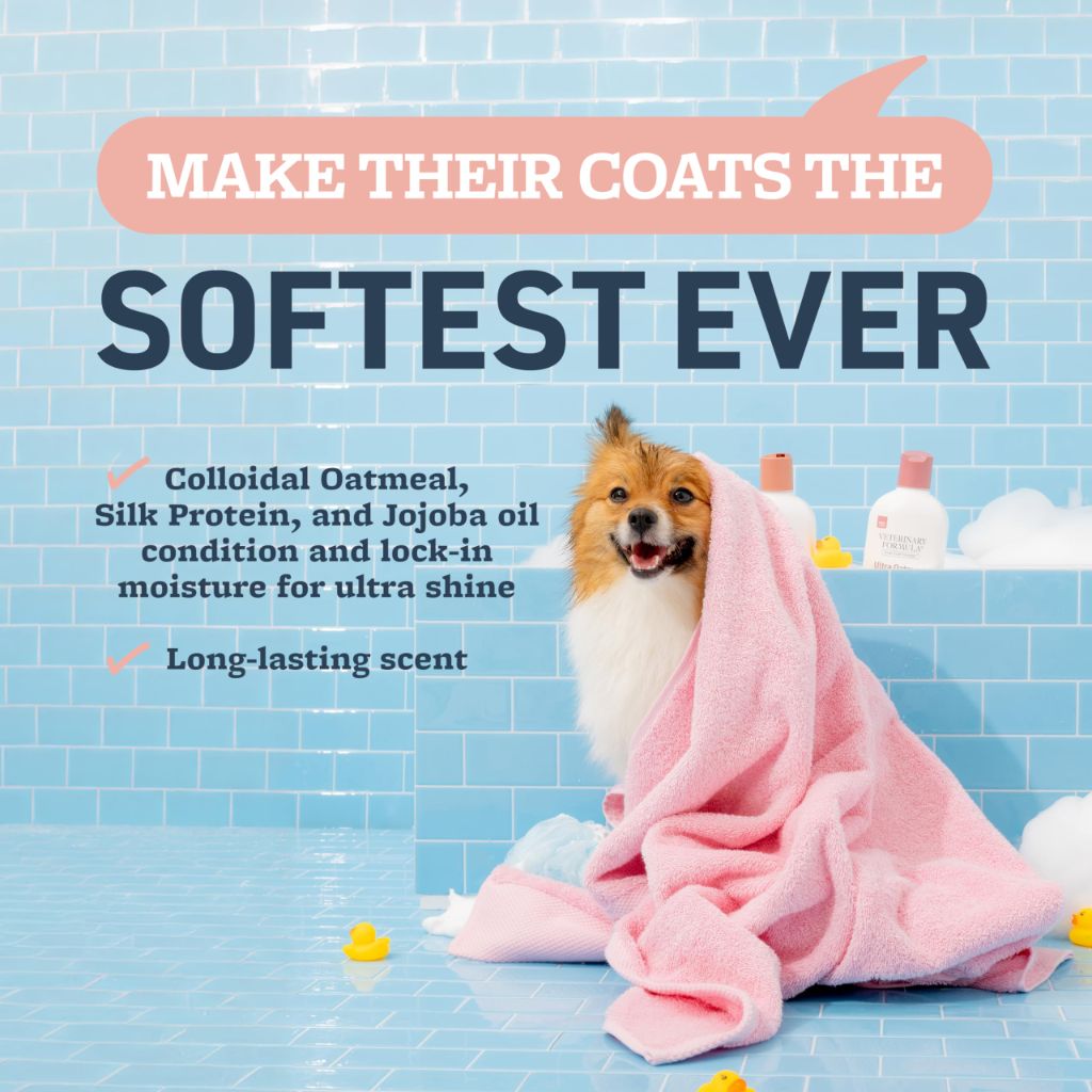 Veterinary Formula Smart Coat Complex Ultra Oatmeal Moisturizing Conditioner for Dogs, 17 Fl oz