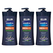 Vaseline Men Fast Absorbing Body Lotion 20.3 Oz  3 Count
