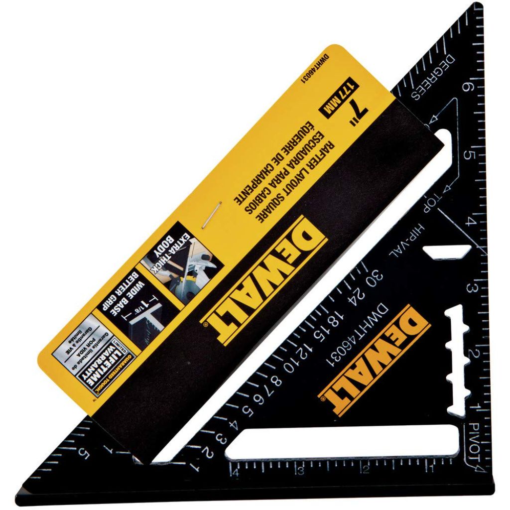 DeWalt Rafter Layout Square - 7" (DWHT46031)