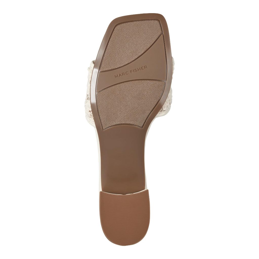 Marc Fisher Women's Cello Heeled Sandal, Light Natural 110,  Size 11