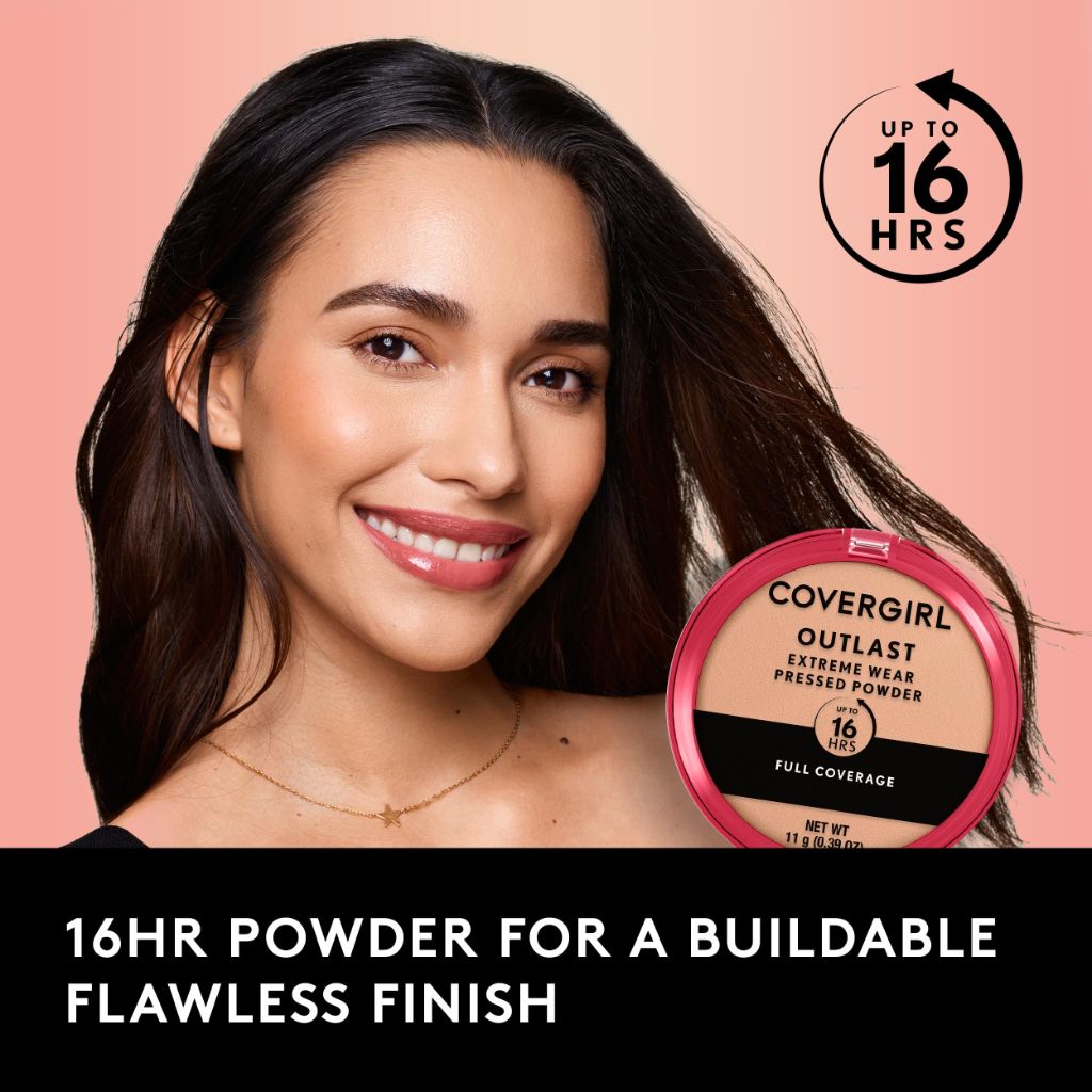 COVERGIRL Outlast Extreme Wear Pressed Powder, Natural - 0.38 Fl Oz