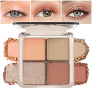 FeiCuiYun Neutral Tan Eye Shadow Palette, (04 #Tan)