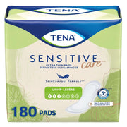 Tena Sensitive Care Female Incontinent Pad Regular Length 9" L , 180 Ct