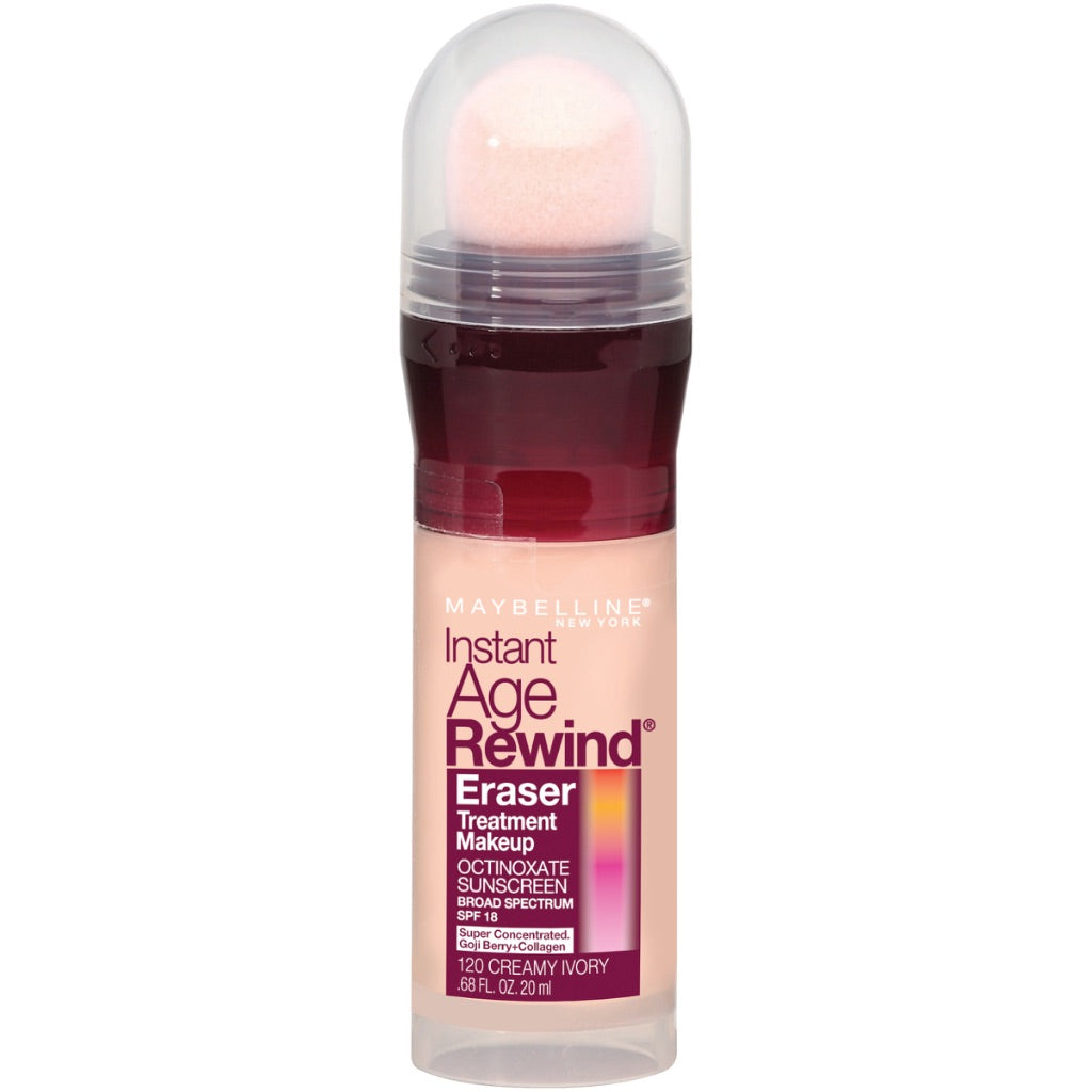 Maybelline Instant Age Rewind Eraser Treatment Makeup  SPF 18  Creamy Ivory  0.68 fl oz