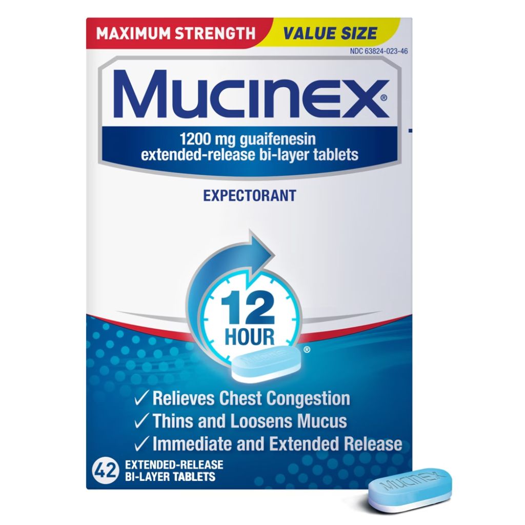 Mucinex Max Strength 12Hour Cough Medicine - Tablets - 42ct