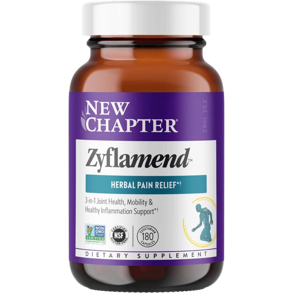 New Chapter Zyflamend Herbal Pain Relief Capsules, 180ct