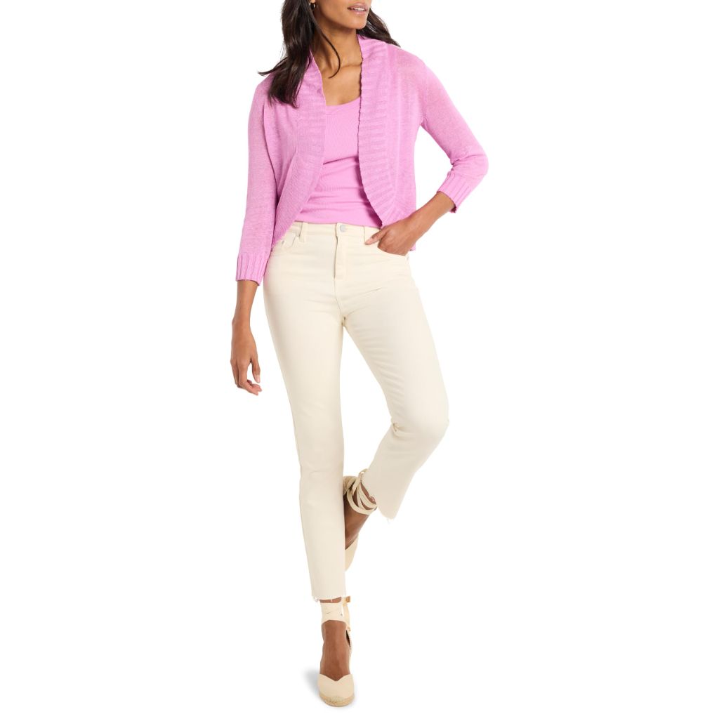 NIC+Zoe Perfect Knit Rib Scoop Tank, Camellia, PM