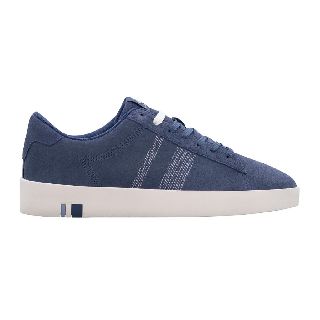 Ben Sherman Men's Boxwell Fashion Sneaker, Slate Blue/Whisper White, 7.5 M