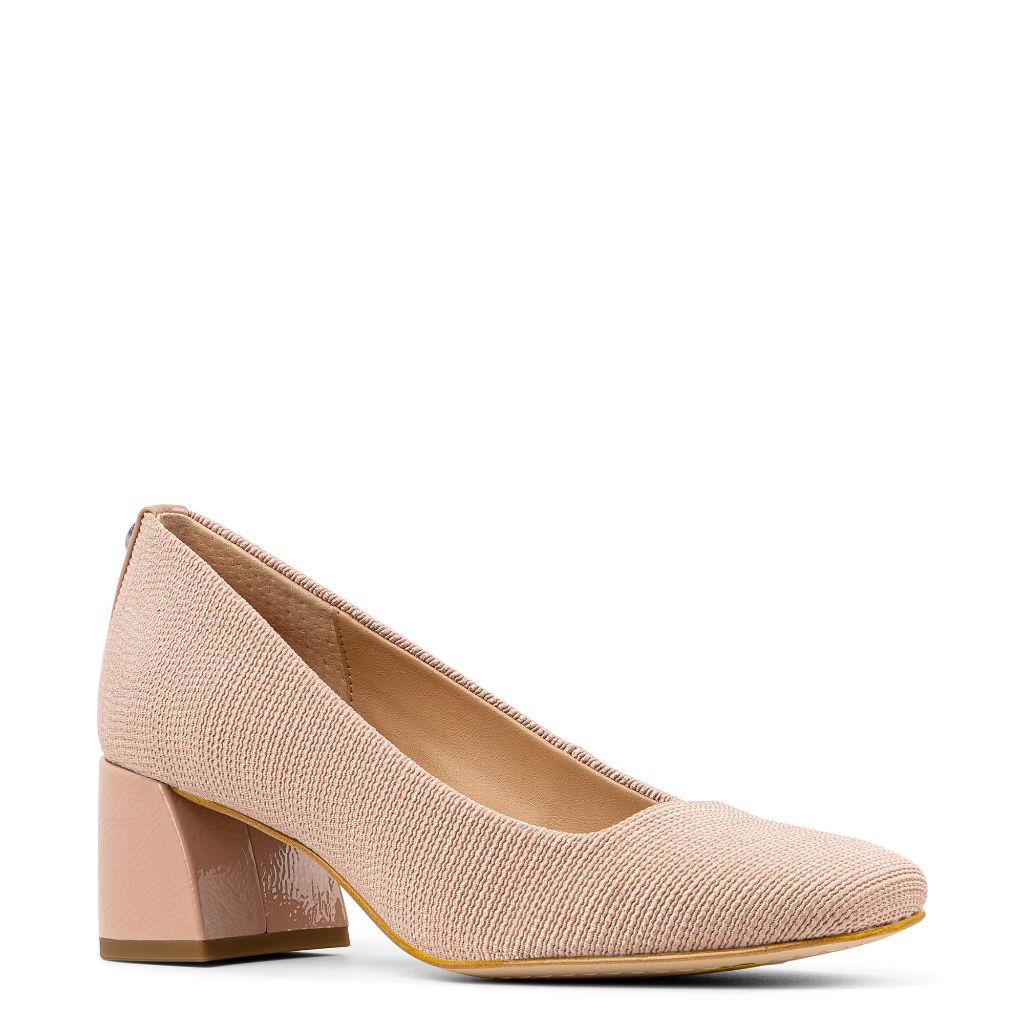 Donald Pliner Women’s Aquarius 2” Block Heels,  Women -rosette( Tan) 9M