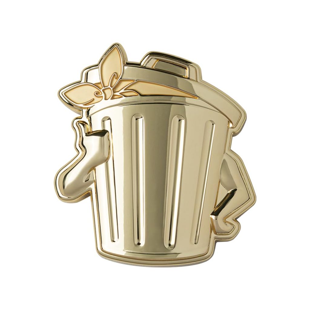 Honkai: Star Rail Lordly Trashcan: Metal Fridge Sticker (Silver Version)