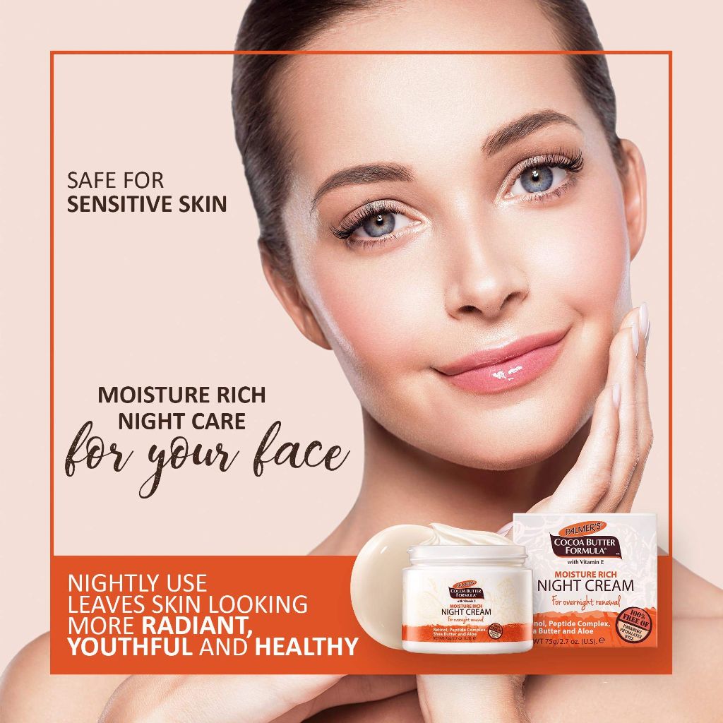 Palmer's Cocoa Butter Formula Moisture Rich Night Cream, 2.70 oz