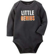SZ 12 MTHS Carter's Baby Boys' Slogan Bodysuit - Little Genius