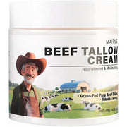 Tallow and Honey Balm,Beef Tallow for Skin,Tallow Face Moisturizer,Grass-Fed Beef Tallow & Raw Wild Honey for Hydrated Smooth Skin