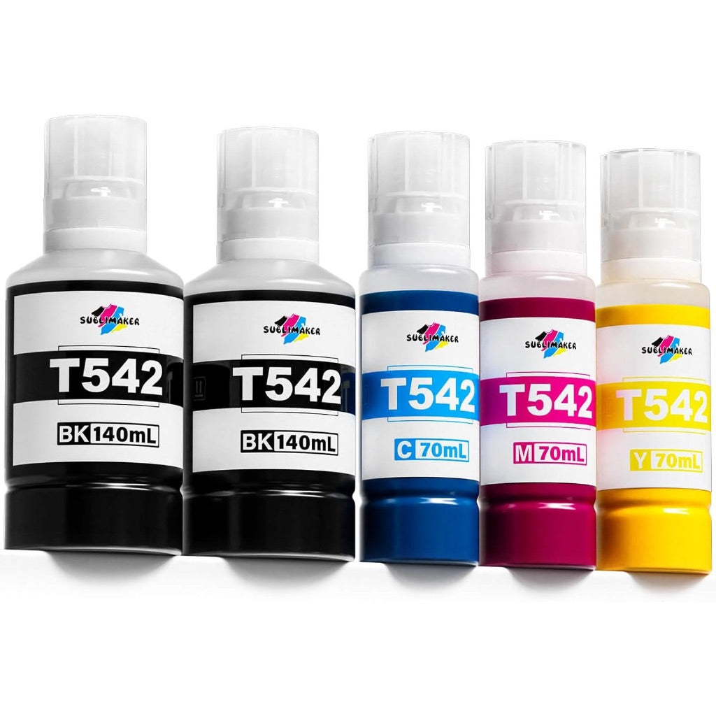 Generic T542 Ink Refill Bottles for Epson Ecotank ET-5850 ET-5150 ET-5800 ET-5170 ET-5880 ET-5180 ET-16600 ET-16650 ST-C5000 Printers