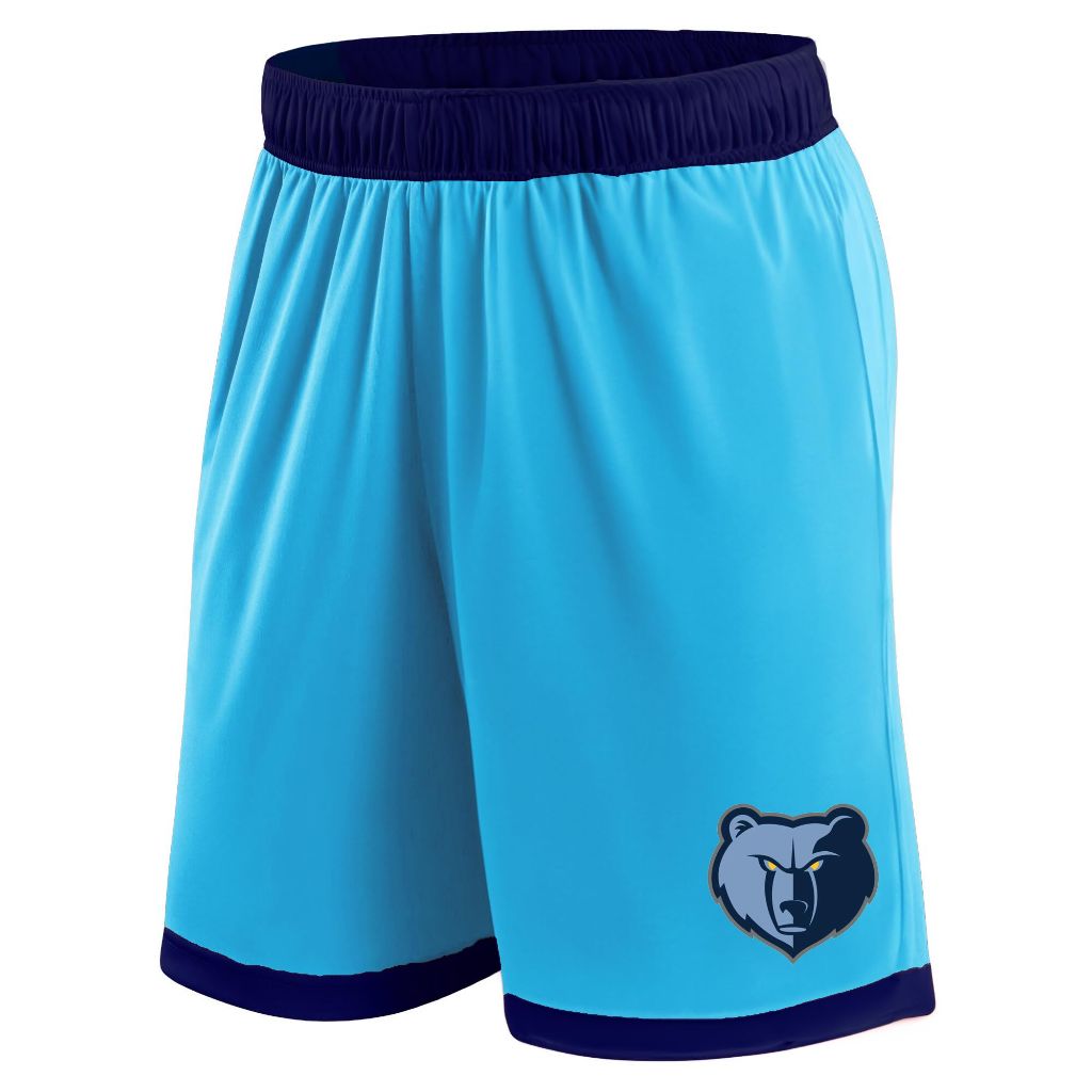 SZ XL18/20 NBA Youth 8-20 Official Trouble on the Court Performance Shorts ( Memphis Grizzlies Blue )