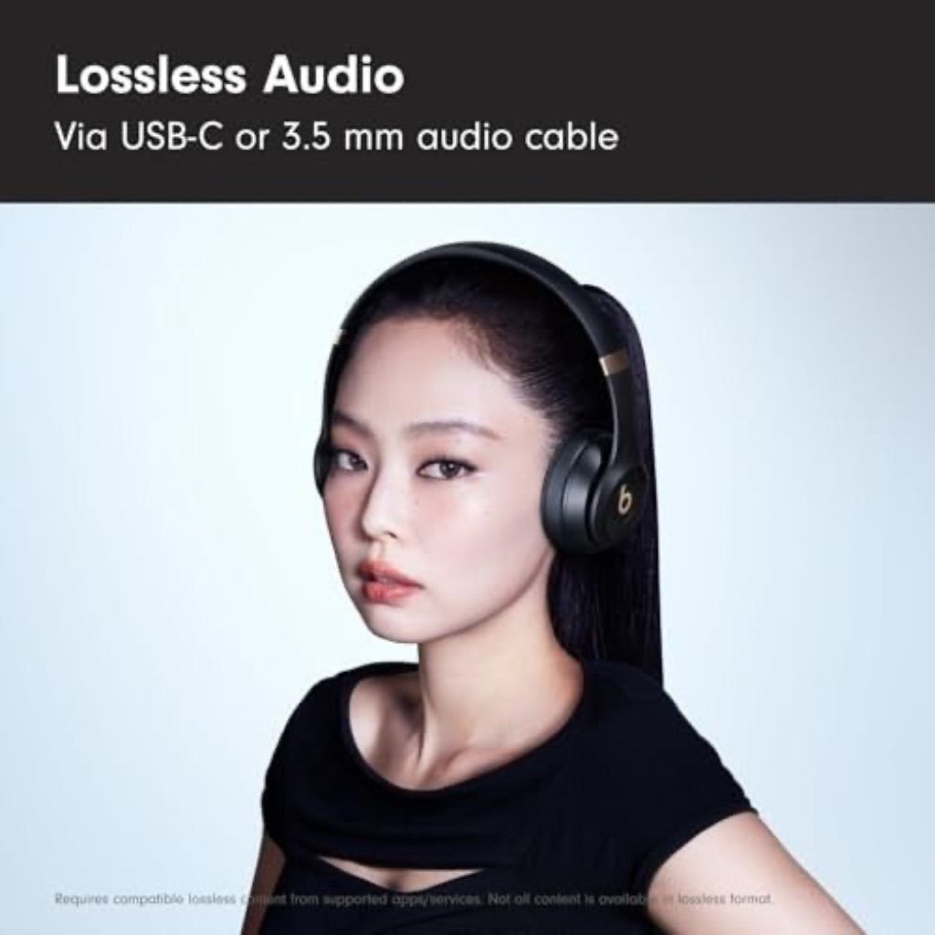 Beats Solo 4 Bluetooth Wireless On-Ear Headphones - Black/Gold